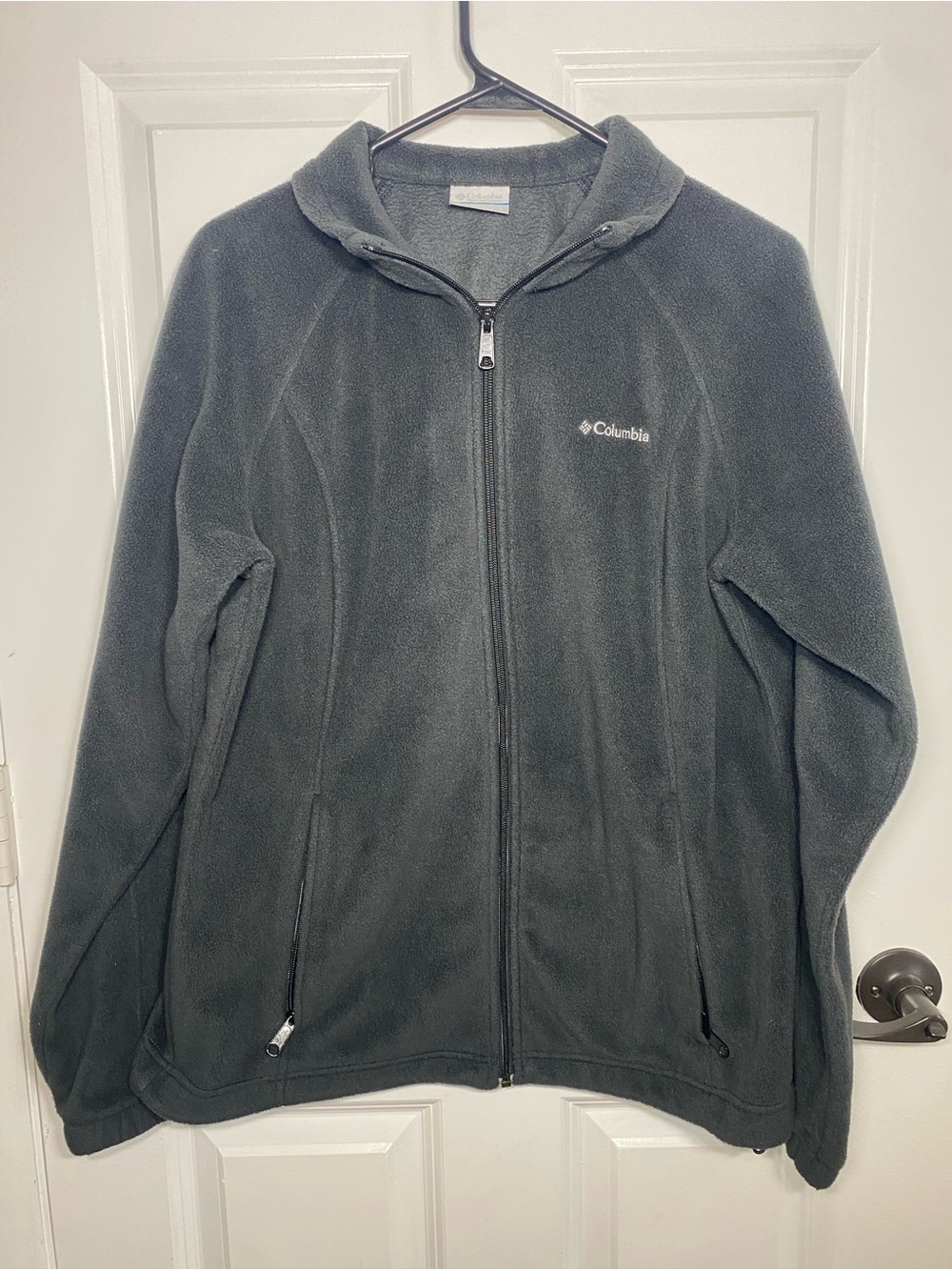 Columbia Dark Gray Full-Zip Fleece Jacket